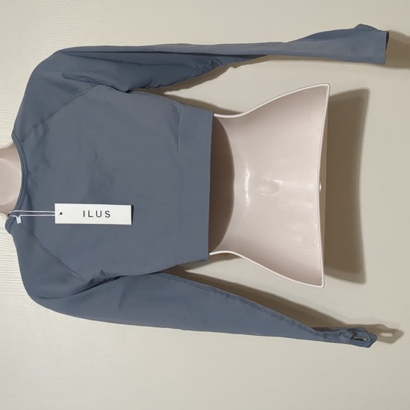 ILUS Label Seamlux Intensify Grey Long Sleeve Size L NWT - Picture 4 of 9